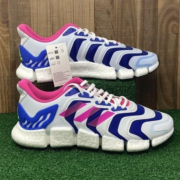 NEW Adidas FX4730 ClimaCool Vento Running Shoes White Blue Pink Men's Sz 10 - Picture 1 of 12